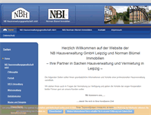 Tablet Screenshot of nb-hausverwaltung.de